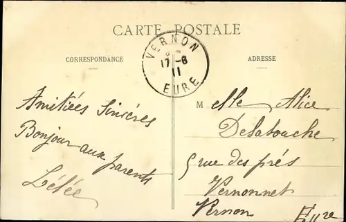 Ak Vétheuil Val-d´Oise, Vue générale et les Cotes