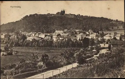 Ak Montmédy Lothringen Meuse, Gesamtansicht