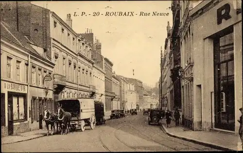 Ak Roubaix Nord, Rue Neuve
