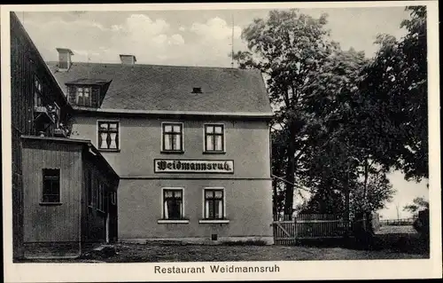 Ak Markneukirchen im Vogtland, Restaurant Weidmannsruh, Oberer Berg