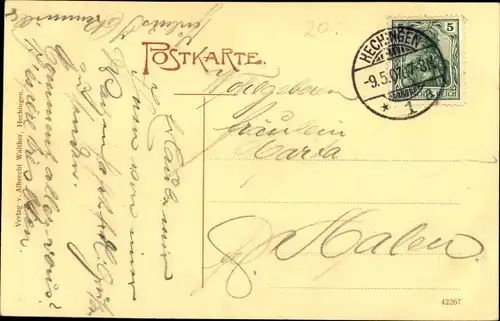 Ak Hechingen in Baden Württemberg, Partie am Obertor