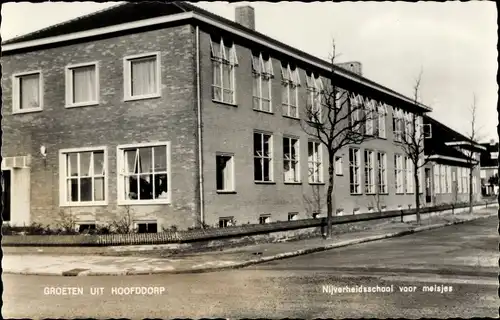 Ak Hoofddorp Nordholland Niederlande, Nijverheidsschool voor meisjes