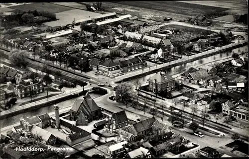 Ak Hoofddorp Nordholland Niederlande, Panorama