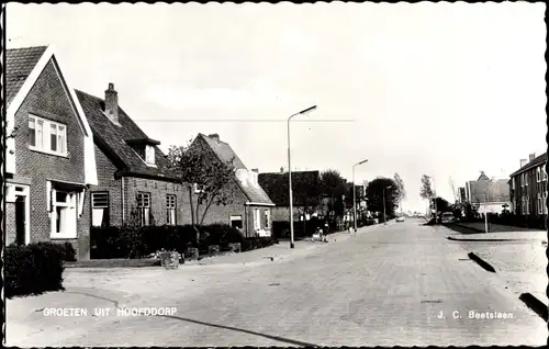 Ak Hoofddorp Nordholland Niederlande, J. C. Beetslaan