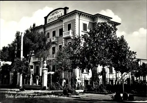 Ak Riccione Emilia Romagna, Hotel Imperiale, Viale Gabriele D'Annunzio