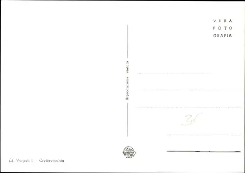 Ak Civitavecchia Lazio, Via Cencelle, Autos