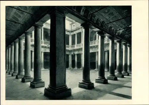 Ak Padova Padua Veneto, Palazzo Centrale, il cortile antico, Universita degli Studi di Padova