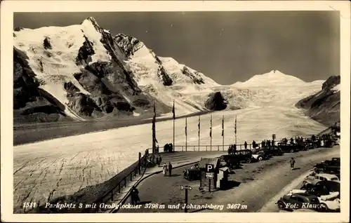 Ak Tirol, Großglockner, Parkplatz, Johannisberg