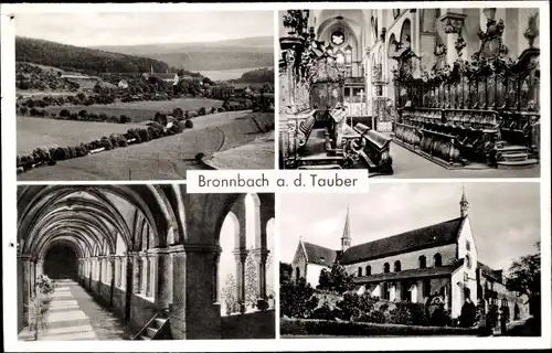 Ak Bronnbach Wertheim im Main Tauber Kreis, Kloster, Innenansichten