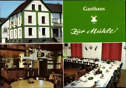 Ak Wolfskehlen Riedstadt in Hessen, Gasthaus Zur Mühle, Inh. M. Netscher