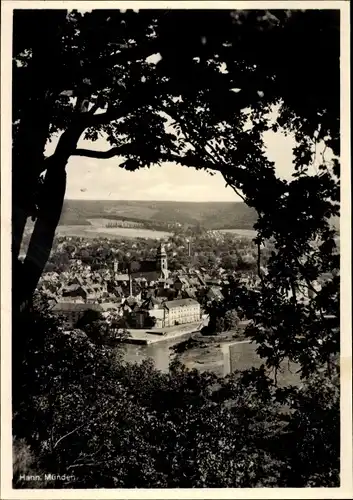 Ak Hann. Münden in Niedersachsen, Panorama