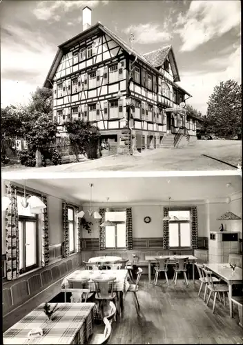 Ak Liebelsberg Neubulach im Schwarzwald, Gasthof zum Hirsch, Inh. Fam. Steimle