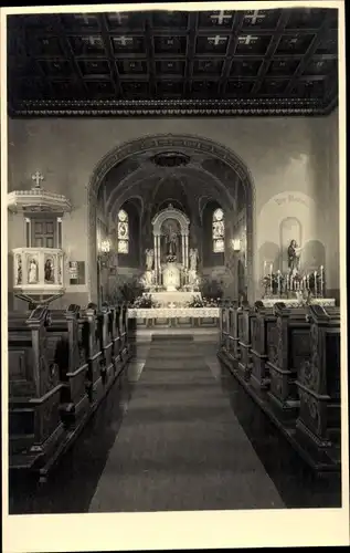 Foto Ak Bad Elster im Vogtland, Kircheninneres