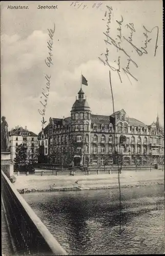 Ak Konstanz am Bodensee, Seehotel