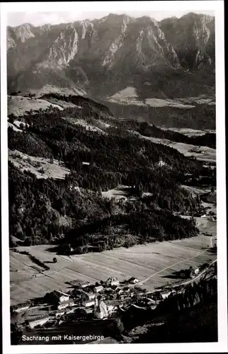 Ak Sachrang Aschau im Chiemgau Oberbayern, Ort, Landschaft