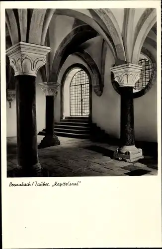 Ak Bronnbach Reicholzheim Wertheim im Main Tauber Kreis, Kapitelsaal