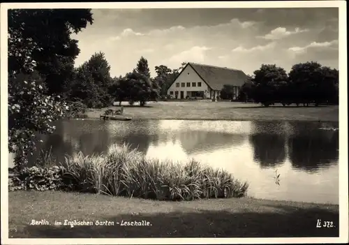 Ak Berlin Tiergarten, Englischer Garten, Lesehalle