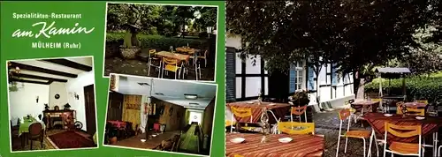 Klapp Ak Mülheim an der Ruhr, Restaurant am Kamin