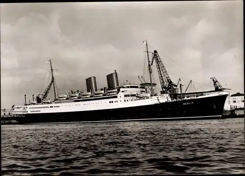 Ak Bremerhaven, Dampfschiff MS Berlin, Norddeutscher Lloyd