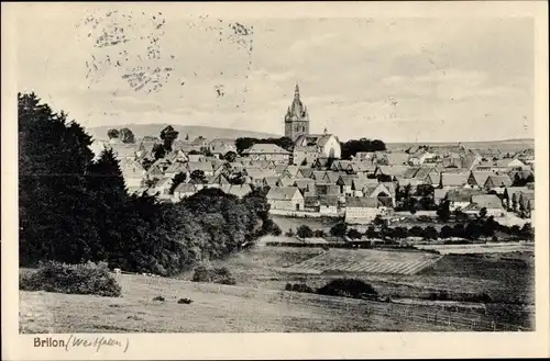 Ak Brilon im Sauerland, Panorama