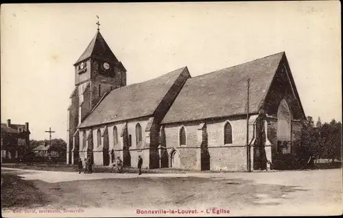 Ak Bonneville la Louvet Calvados, L'Eglise