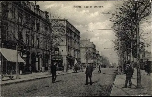 Ak Reims Marne, Laoner Straße, Lingerie