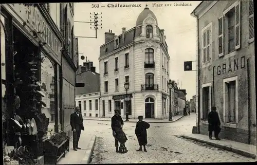 Ak Châteauroux Indre, Place aux Guedons, Handlung