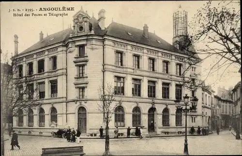 Ak Angoulême Charente, Hotel des Postes et Telegraphes