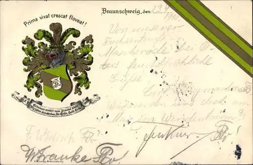 Studentika Litho Braunschweig in Niedersachsen, Prima vivat crescat floreat