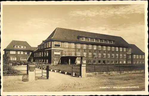 Foto Ak Niebüll in Nordfriesland, Kreiskrankenhaus