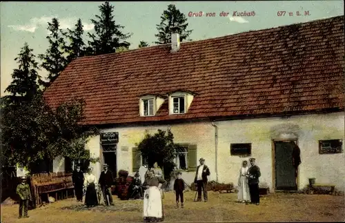 Ak Kuchalb Donzdorf in Baden Württemberg, Partie am Gasthaus