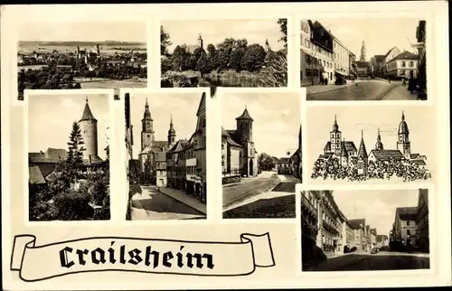 Ak Crailsheim Baden Württemberg, Ortsansichten