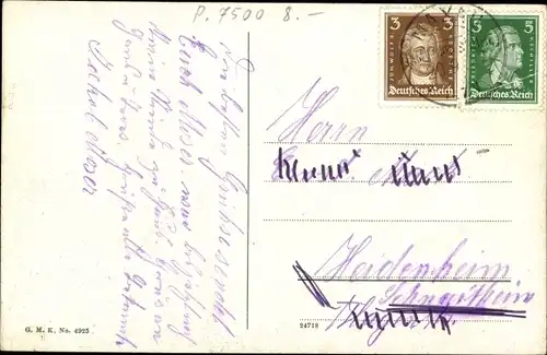 Ak Karlsruhe in Baden, Marktplatz, Straßenbahn 68