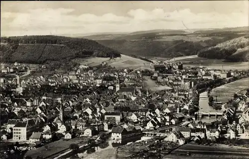 Ak Tuttlingen an der Donau Württemberg, Totalansicht der Ortschaft