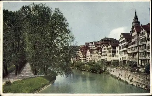 Ak Tübingen am Neckar, Platanenallee, 30. schwäbisches Sängerfest 1913