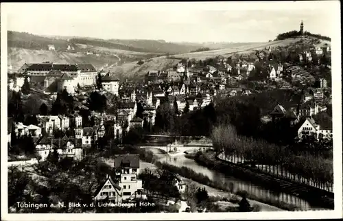 Ak Tübingen am Neckar, Blick von der Lichtenberger Höhe