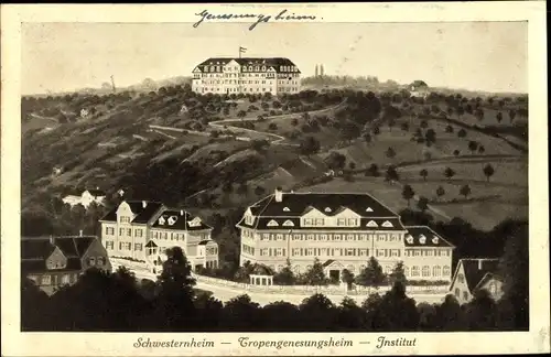 Ak Tübingen am Neckar, Schwesternheim, Tropengenesungsheim, Dt. Institut f. ärztliche Mission