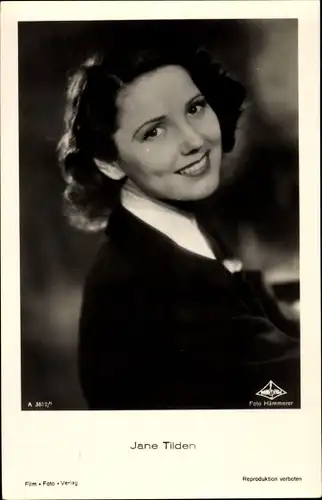 Ak Schauspielerin Jane Tilden, Portrait