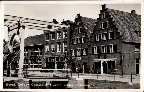 Ak Hoorn Nordholland Niederlande, Gebouw Oost Indische Comp. Onder de Boompjes