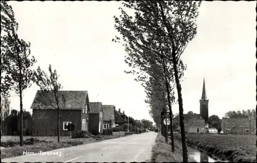 Ak Hem Nordholland, Torenweg