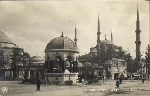 Ak Konstantinopel Istanbul Türkei, Fontaine Guillaume II.