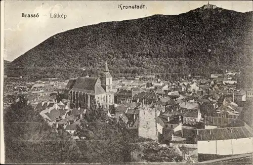 Ak Brașov Brassó Kronstadt Rumänien, Blick auf die Stadt