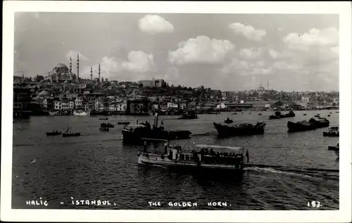 Ak Konstantinopel Istanbul Türkei, The Golden Horn