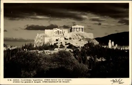 Ak Athen Griechenland, General view of Acropolis