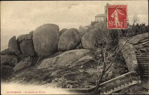 Ak Guimarães Portugal, Escadaria da Penha