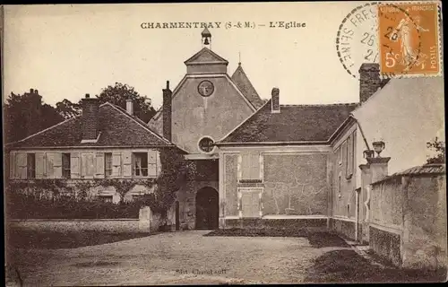 Ak Charmentray Seine et Marne, L'Eglise