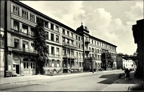 Ak Bad Kissingen Unterfranken Bayern, Hotel Viktoria