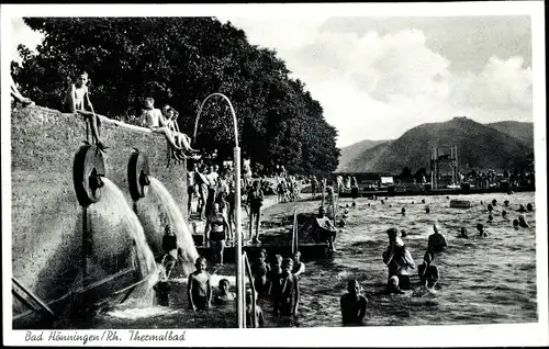 Ak Bad Hönningen am Rhein, Thermalschwimmbad