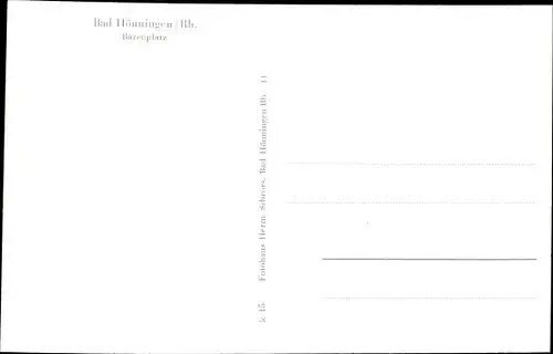 Ak Bad Hönningen am Rhein, Bärenplatz