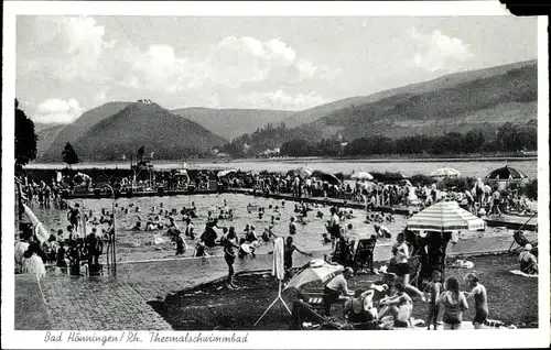 Ak Bad Hönningen am Rhein, Thermalbad